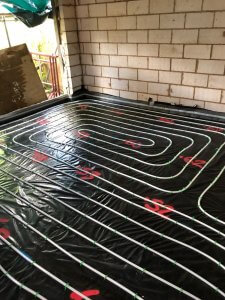 Underfloor Heating Insulation Installation